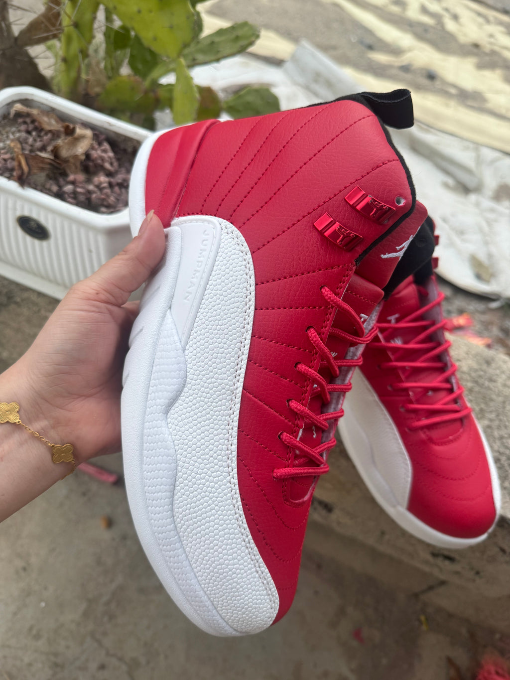 Air Jordan 12 Retro White & Red