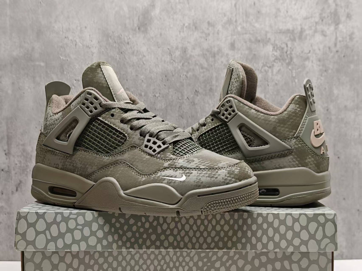 Air Jordan 4 Retro Military Mamba Custom