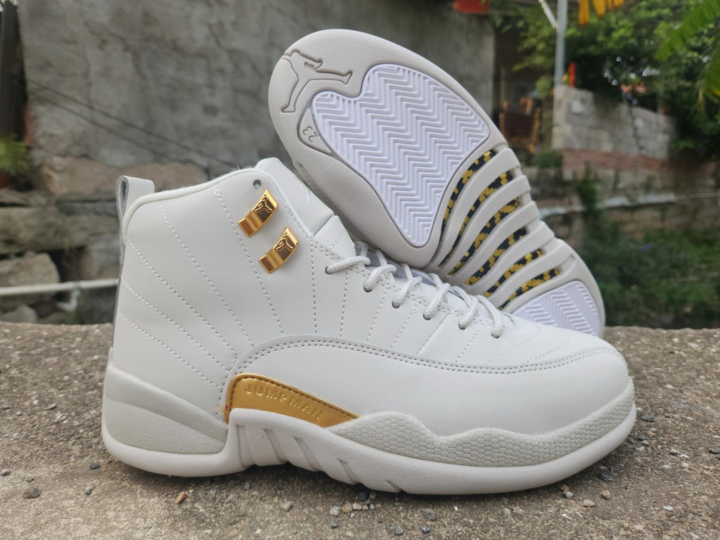 Air Jordan 12 Grey & Gold