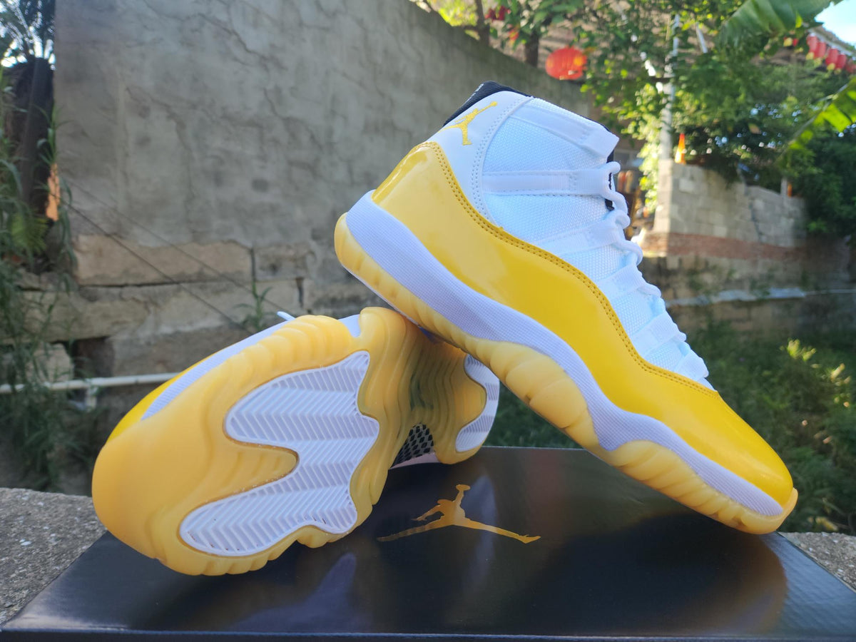 Air Jordan 11 White & Yellow
