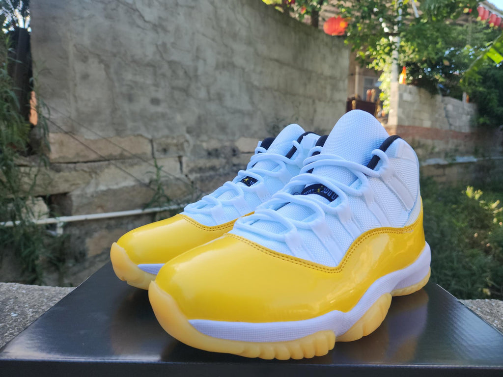 Air Jordan 11 White & Yellow