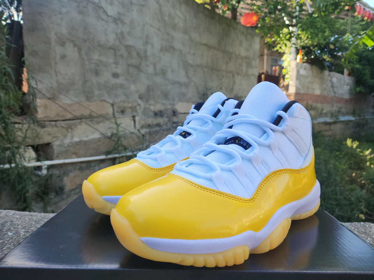 Air Jordan 11 White & Yellow