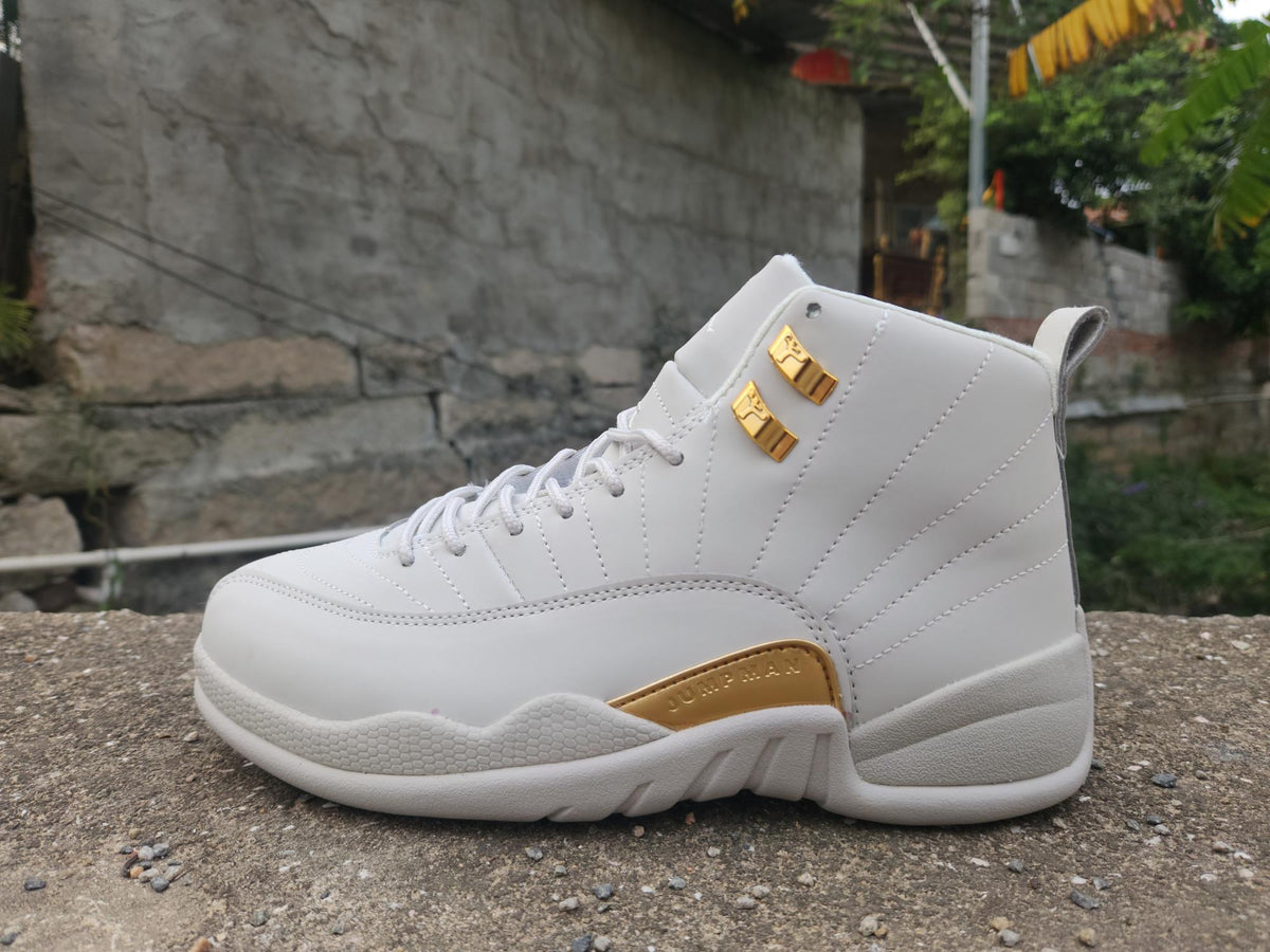 Air Jordan 12 Grey & Gold