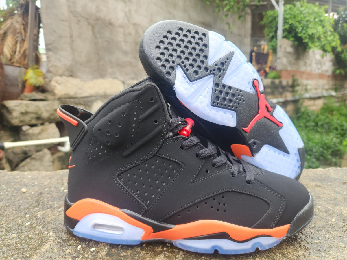 Air Jordan 6 Retro Shattered Backboard – Black & Orange