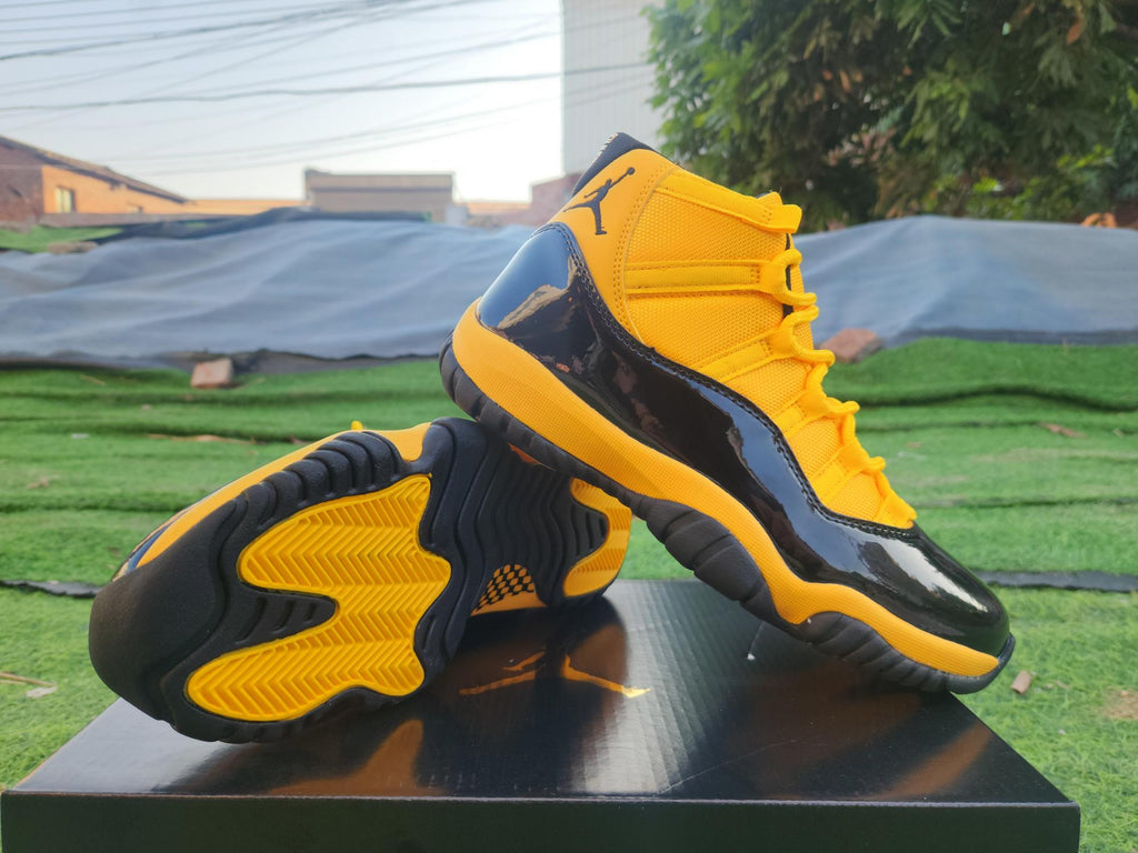 Air Jordan 11 Orange, Yellow & Black