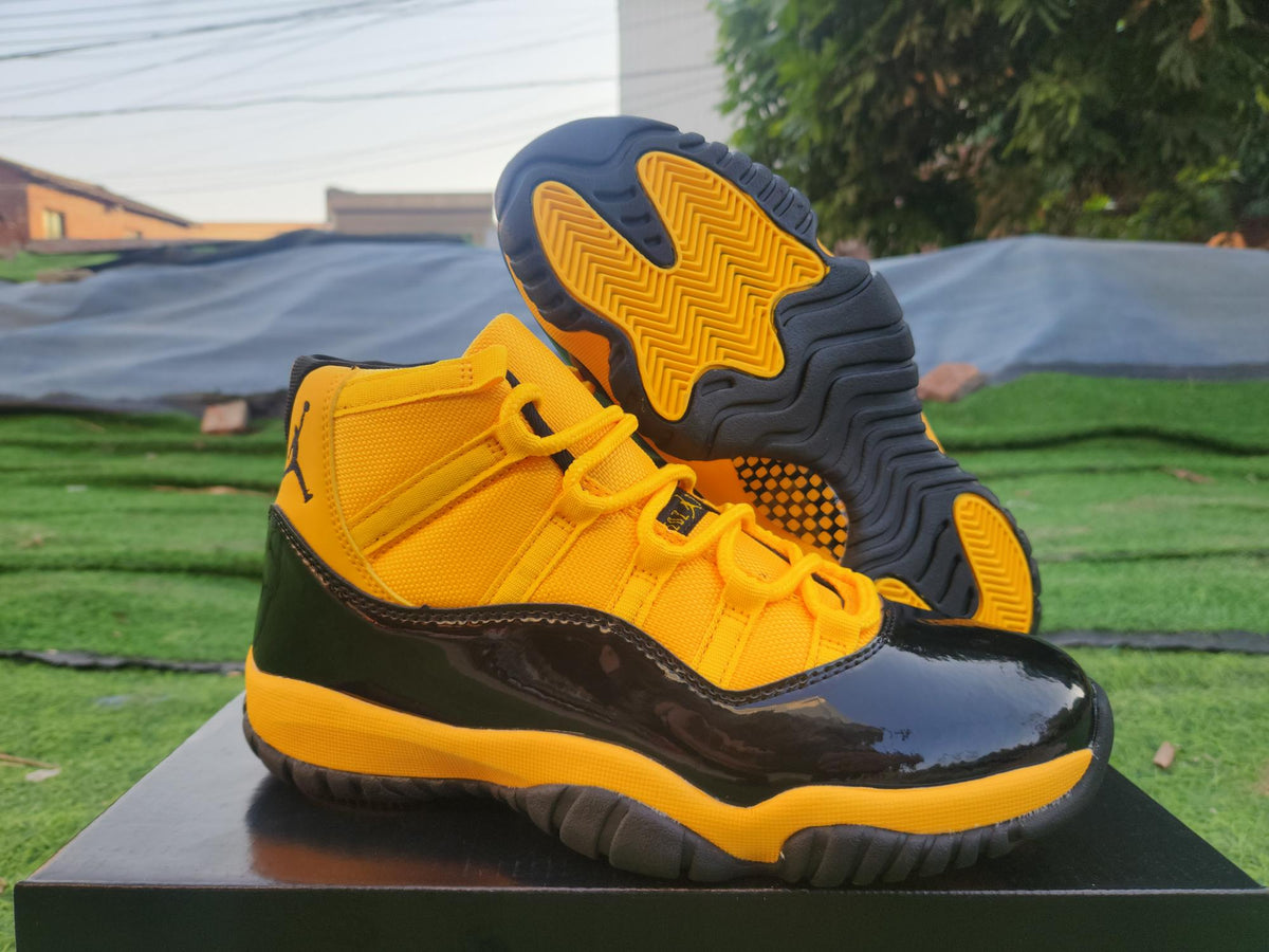 Air Jordan 11 Orange, Yellow & Black