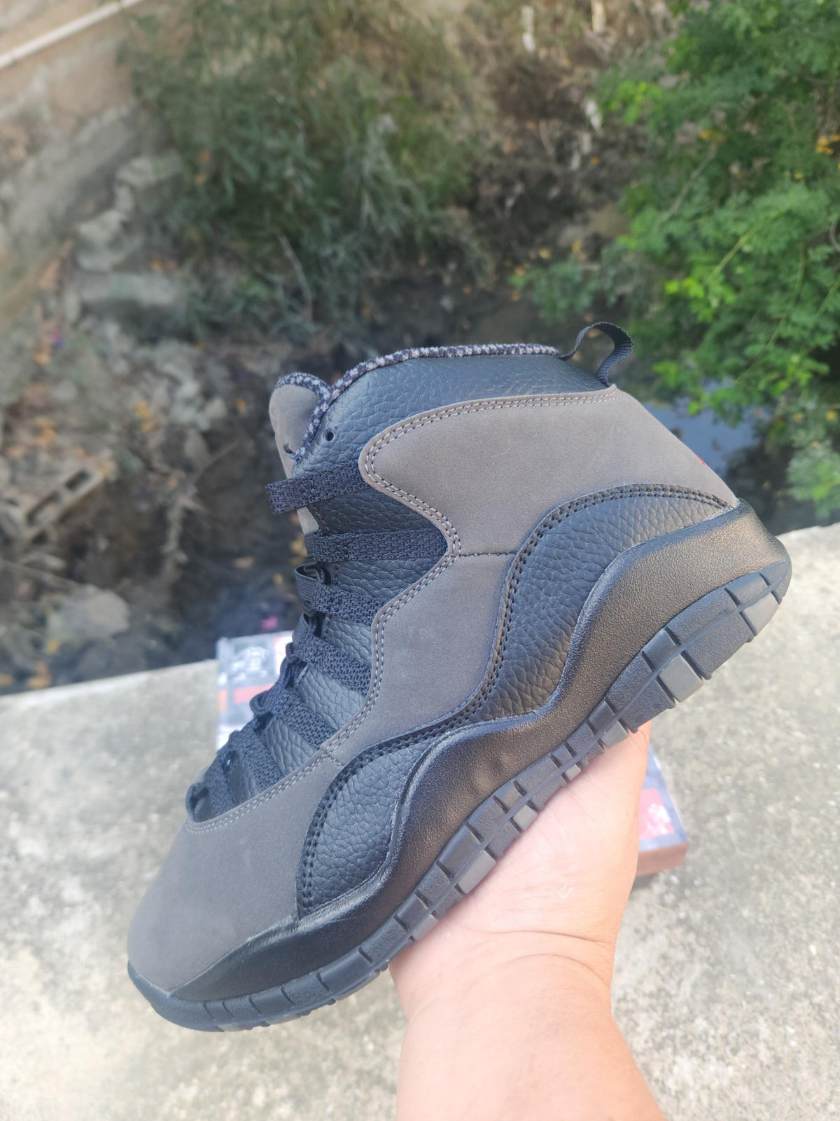 Air Jordan 10 Retro Shadow Grey & Black