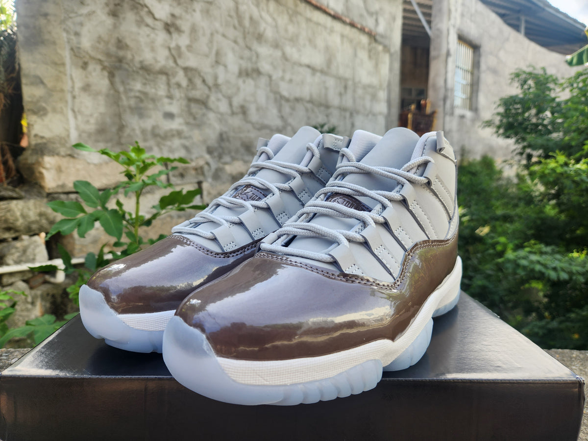 Air Jordan 11 Men's Sneakers – Brown & Grey