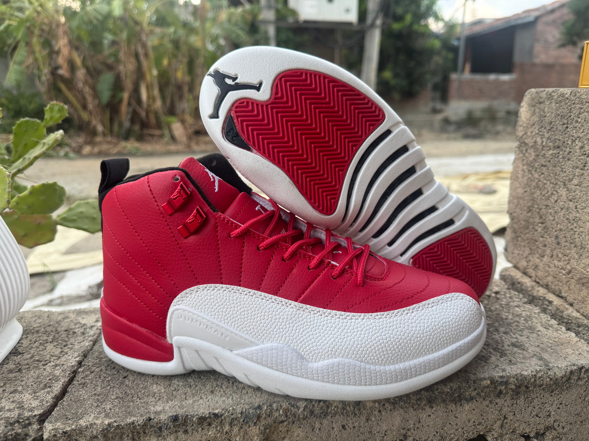 Air Jordan 12 Retro White & Red