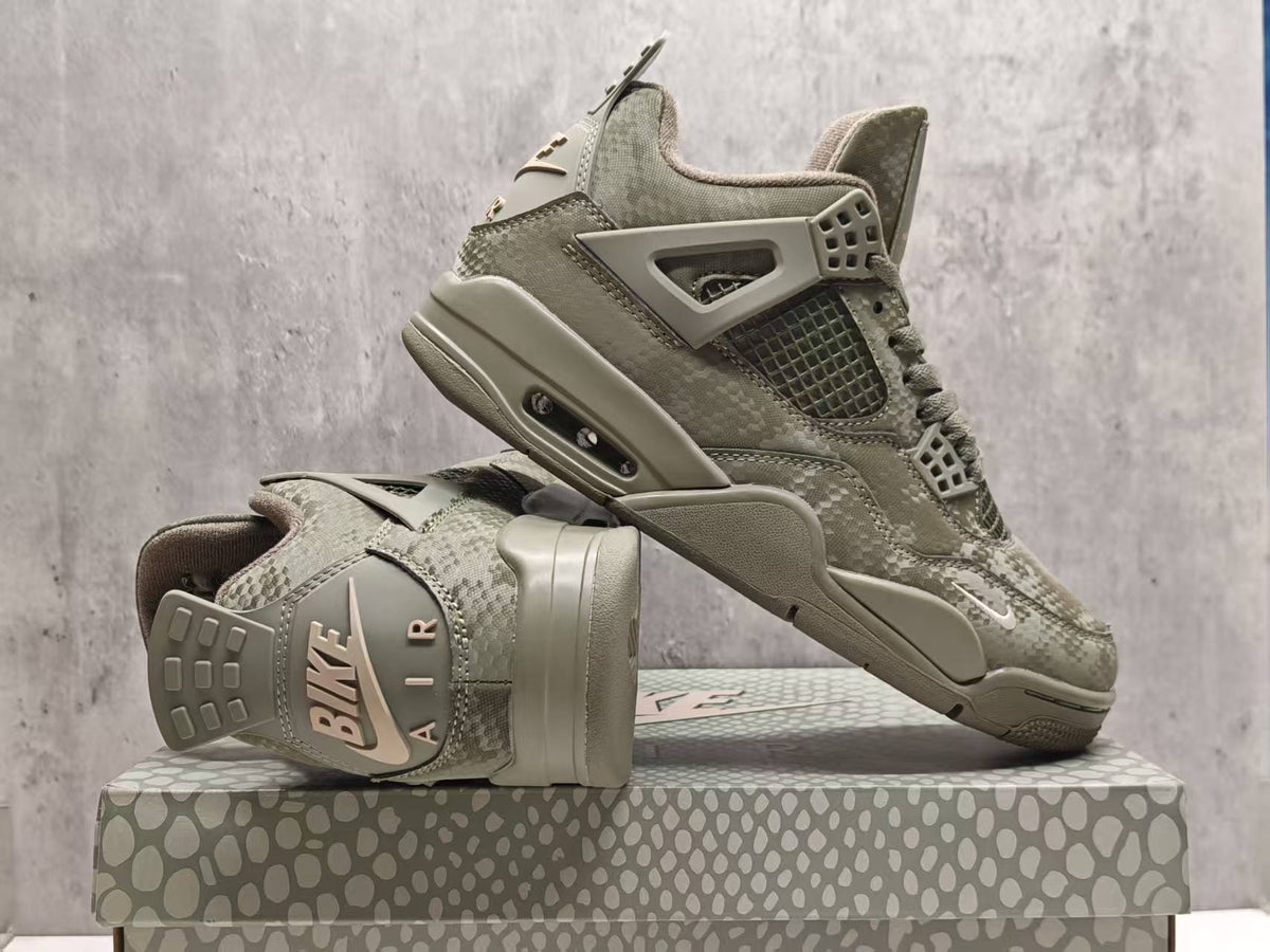 Air Jordan 4 Retro Military Mamba Custom