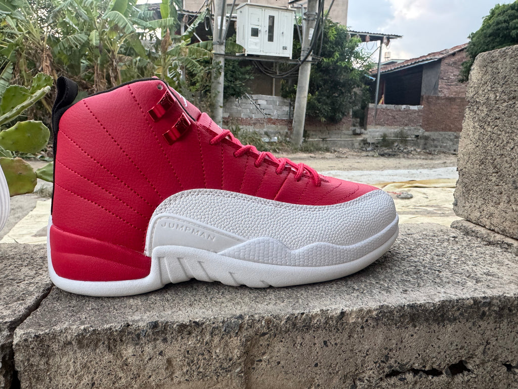 Air Jordan 12 Retro White & Red